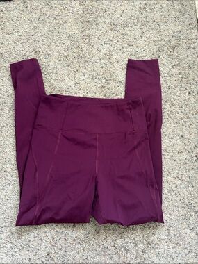 Girlfriend Collective Plum Compressive High-Waist Leggings